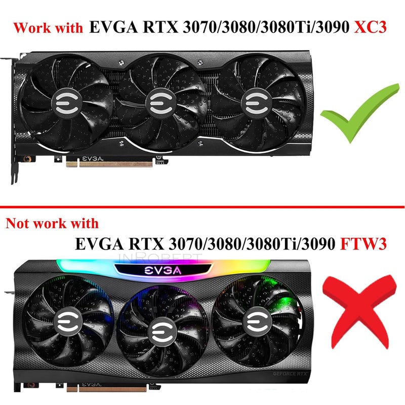 inRobert PLA09215S12H Graphics Card Fan for EVGA RTX 3070 3080 Ti 3090 XC3 Black Gaming Cooling Fan (Fan-A) - Image 2